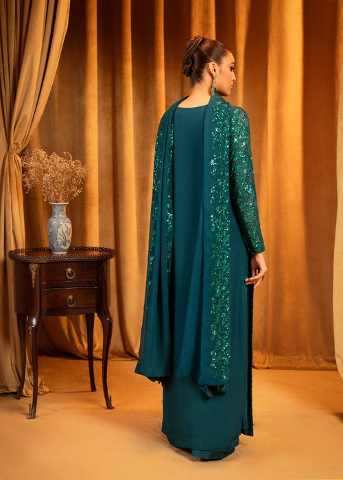 Meeral | Wedding Formals | Aquamarine - by - Libasekhas UK - Registered Vendor of : Meeral - 100% Original Designer Dresss