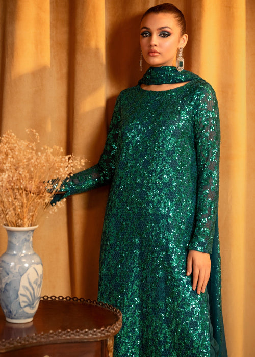 Meeral | Wedding Formals | Aquamarine - by - Libasekhas UK - Registered Vendor of : Meeral - 100% Original Designer Dresss
