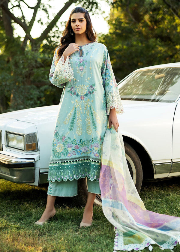 Sadaf Fawad Khan | Siraa Lawn 25 | MID SUMMER EVENING - A - by - Libasekhas UK - Registered Vendor of : Sadaf Fawad Khan - 100% Original Designer Dresss