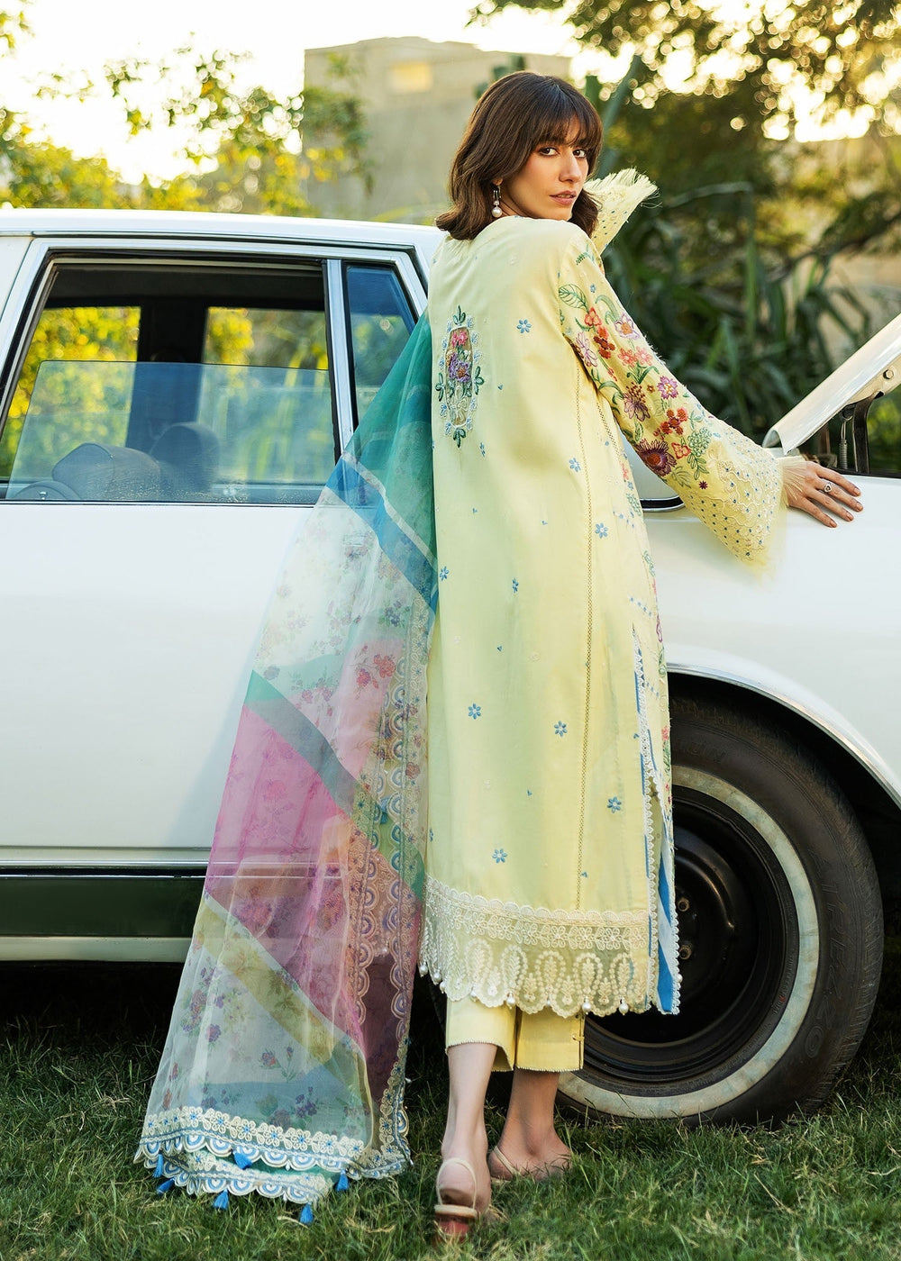 Sadaf Fawad Khan | Siraa Lawn 25 | MID SUMMER EVENING - B - by - Libasekhas UK - Registered Vendor of : Sadaf Fawad Khan - 100% Original Designer Dresss