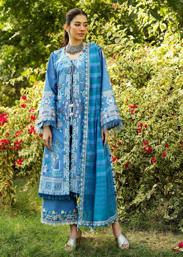 Sadaf Fawad Khan | Siraa Lawn 25 | WISTERIA - A - by - Libasekhas UK - Registered Vendor of : Sadaf Fawad Khan - 100% Original Designer Dresss