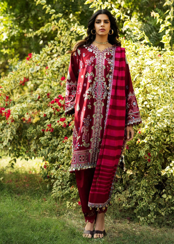 Sadaf Fawad Khan | Siraa Lawn 25 |WISTERIA - B - by - Libasekhas UK - Registered Vendor of : Sadaf Fawad Khan - 100% Original Designer Dresss