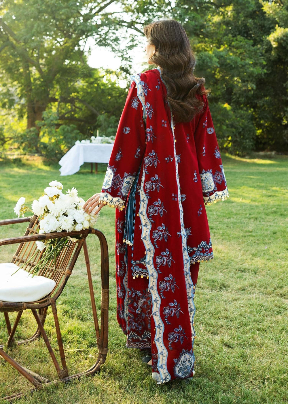 Sadaf Fawad Khan | Siraa Lawn 25 | KOI - A - by - Libasekhas UK - Registered Vendor of : Sadaf Fawad Khan - 100% Original Designer Dresss