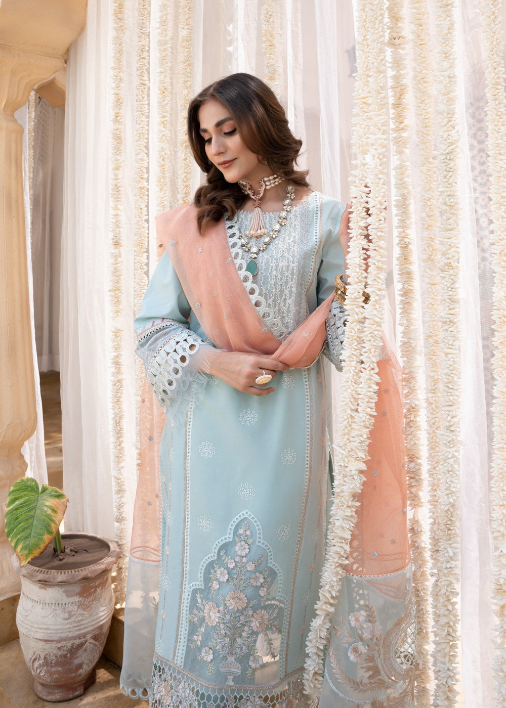 Meem | Singhar 25 | FEROZA - by - Libasekhas UK - Registered Vendor of : Meem - 100% Original Designer Dresss