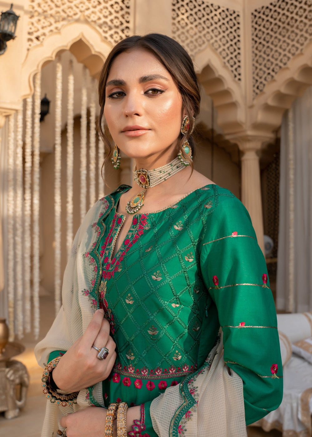 Meem | Singhar 25 | ZAMURD - by - Libasekhas UK - Registered Vendor of : Meem - 100% Original Designer Dresss