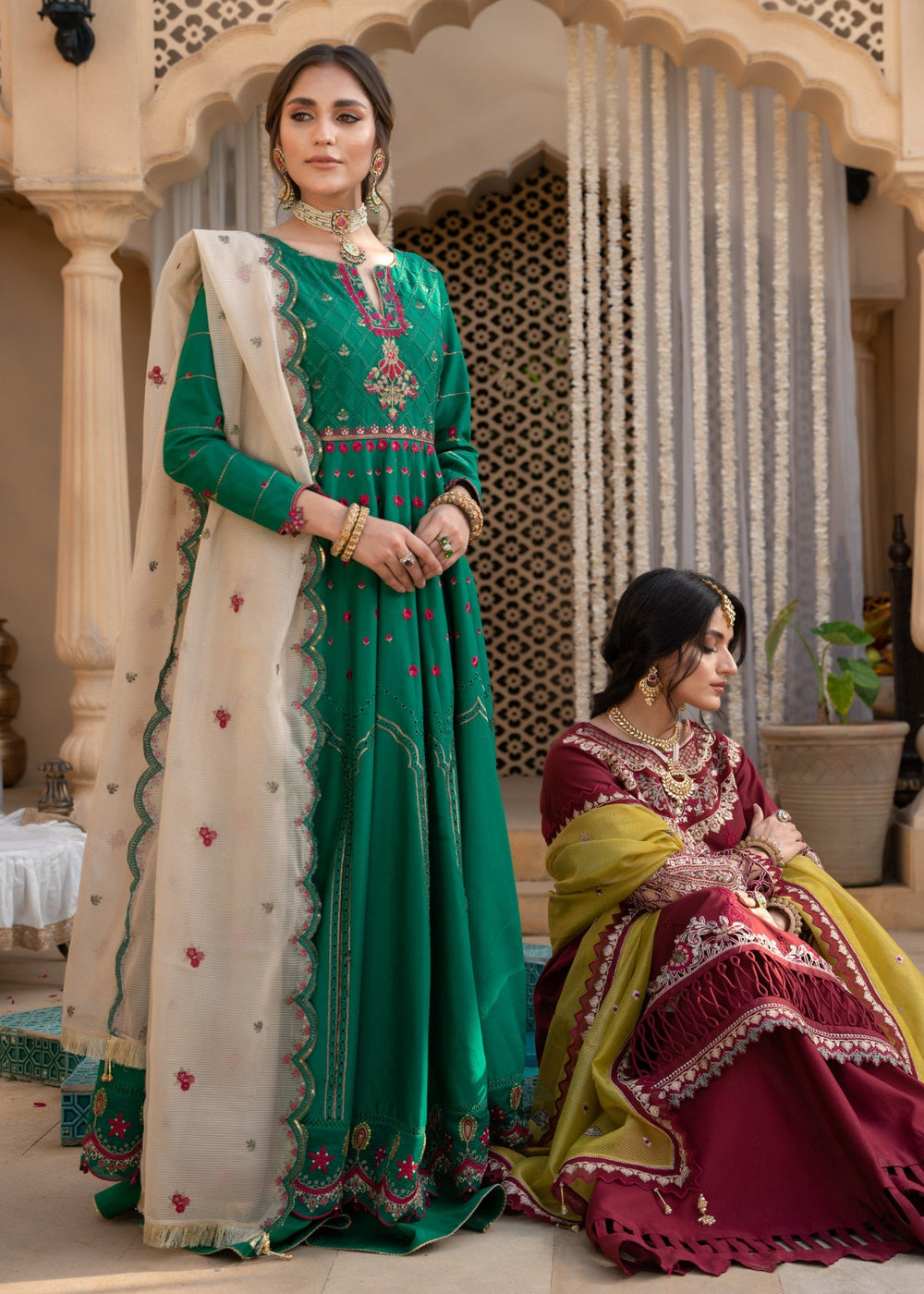 Meem | Singhar 25 | ZAMURD - by - Libasekhas UK - Registered Vendor of : Meem - 100% Original Designer Dresss