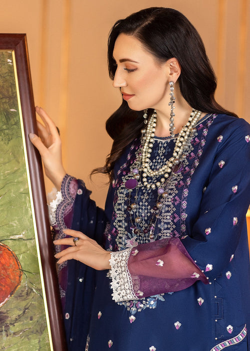 Meem | Anaya 25 | MIDNIGHT SKY - by - Libasekhas UK - Registered Vendor of : Meem - 100% Original Designer Dresss