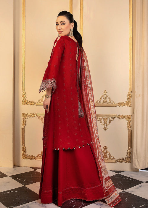 Meem | Anaya 25 | ROYAL RED - by - Libasekhas UK - Registered Vendor of : Meem - 100% Original Designer Dresss