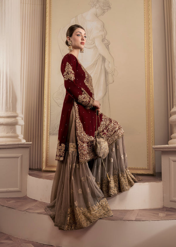 Haseens | Riwayat Luxe | Zarmina - by Libasekhas UK - Registered Vendor of : Haseens - 100% Original Designer Dress