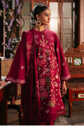 Cross Stitch | Eid Lawn 24 | RUBY MAZE - by - Libasekhas UK - Registered Vendor of : Cross Stitch - 100% Original Designer Dresss