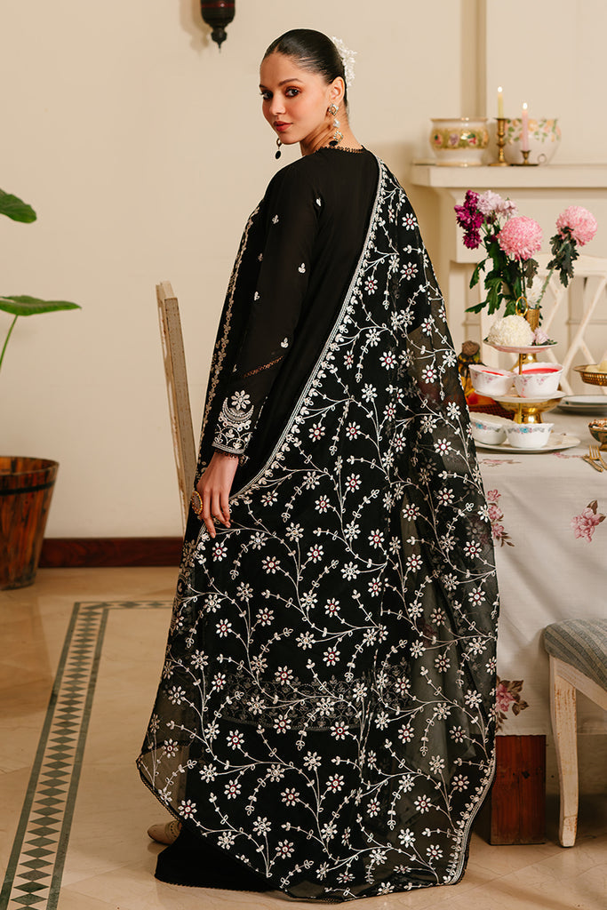Cross Stitch | Eid Lawn 24 | NOIR ORNATE - by - Libasekhas UK - Registered Vendor of : Cross Stitch - 100% Original Designer Dresss