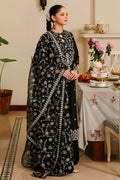 Cross Stitch | Eid Lawn 24 | NOIR ORNATE - by - Libasekhas UK - Registered Vendor of : Cross Stitch - 100% Original Designer Dresss