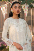 Cross Stitch | Eid Lawn 24 | WHISPERING WHITE - by - Libasekhas UK - Registered Vendor of : Cross Stitch - 100% Original Designer Dresss