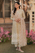Cross Stitch | Eid Lawn 24 | PALE GREEN - by - Libasekhas UK - Registered Vendor of : Cross Stitch - 100% Original Designer Dresss