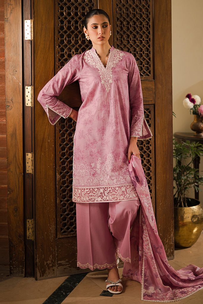 Cross Stitch | Eid Lawn 24 | LILY DREAM - by - Libasekhas UK - Registered Vendor of : Cross Stitch - 100% Original Designer Dresss