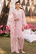 Cross Stitch | Eid Lawn 24 | CAMEO PINK - by - Libasekhas UK - Registered Vendor of : Cross Stitch - 100% Original Designer Dresss