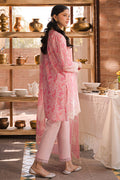 Cross Stitch | Eid Lawn 24 | ROSE GLINT - by - Libasekhas UK - Registered Vendor of : Cross Stitch - 100% Original Designer Dresss