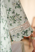 Cross Stitch | Eid Lawn 24 | SAGE SILT - by - Libasekhas UK - Registered Vendor of : Cross Stitch - 100% Original Designer Dresss