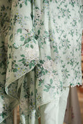Cross Stitch | Eid Lawn 24 | SAGE SILT - by - Libasekhas UK - Registered Vendor of : Cross Stitch - 100% Original Designer Dresss