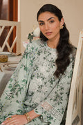 Cross Stitch | Eid Lawn 24 | SAGE SILT - by - Libasekhas UK - Registered Vendor of : Cross Stitch - 100% Original Designer Dresss