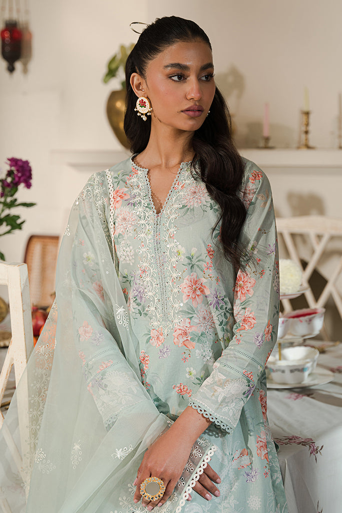 Cross Stitch | Eid Lawn 24 | PEARL FLORAL - by - Libasekhas UK - Registered Vendor of : Cross Stitch - 100% Original Designer Dresss