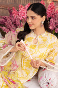 Cross Stitch | Eid Lawn 24 | IVORY GARLAND - by - Libasekhas UK - Registered Vendor of : Cross Stitch - 100% Original Designer Dresss