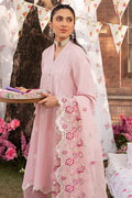 Cross Stitch | Eid Lawn 24 | CAMEO PINK - by - Libasekhas UK - Registered Vendor of : Cross Stitch - 100% Original Designer Dresss