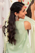 Cross Stitch | Eid Lawn 24 | CELADON SPRUCE - by - Libasekhas UK - Registered Vendor of : Cross Stitch - 100% Original Designer Dresss