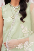 Cross Stitch | Eid Lawn 24 | CELADON SPRUCE - by - Libasekhas UK - Registered Vendor of : Cross Stitch - 100% Original Designer Dresss