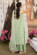 Cross Stitch | Eid Lawn 24 | CELADON SPRUCE - by - Libasekhas UK - Registered Vendor of : Cross Stitch - 100% Original Designer Dresss