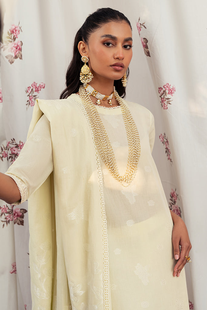 Cross Stitch | Eid Lawn 24 | DAINTY DOVE - by - Libasekhas UK - Registered Vendor of : Cross Stitch - 100% Original Designer Dresss