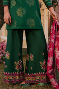 Cross Stitch | Eid Lawn 24 | OPULENT GREEN - by - Libasekhas UK - Registered Vendor of : Cross Stitch - 100% Original Designer Dresss