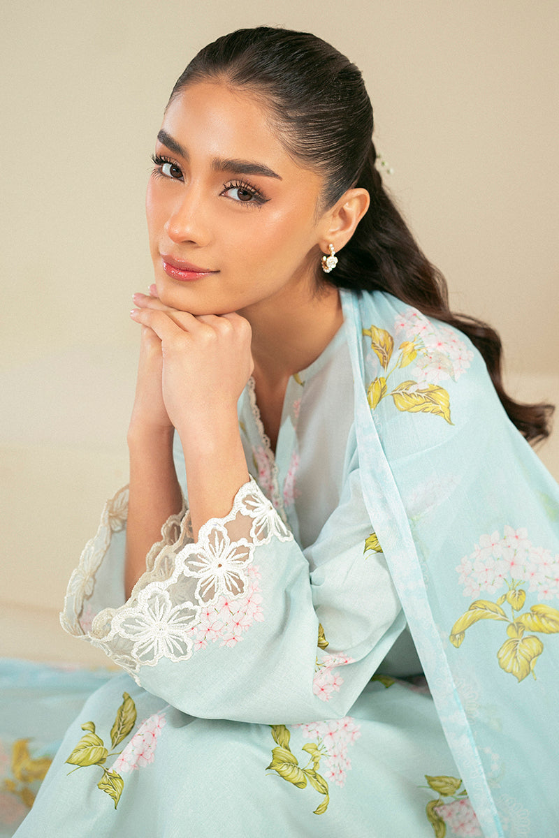 Cross Stitch | Daily Lawn 24 | DIM GRAY-3 PIECE LAWN SUIT - by - Libasekhas UK - Registered Vendor of : Cross Stitch - 100% Original Designer Dresss