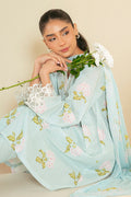 Cross Stitch | Daily Lawn 24 | DIM GRAY-3 PIECE LAWN SUIT - by - Libasekhas UK - Registered Vendor of : Cross Stitch - 100% Original Designer Dresss