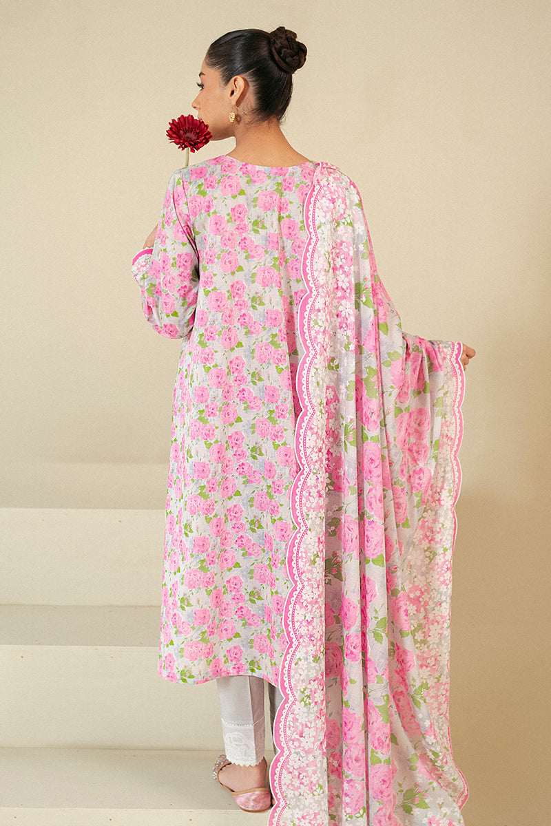 Cross Stitch | Daily Lawn 24 | FLORAL WIND-3 PIECE LAWN SUIT - by - Libasekhas UK - Registered Vendor of : Cross Stitch - 100% Original Designer Dresss