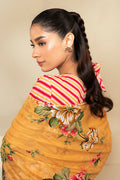 Cross Stitch | Daily Lawn 24 | GOLDEN ROSADO-3 PIECE LAWN SUIT - by - Libasekhas UK - Registered Vendor of : Cross Stitch - 100% Original Designer Dresss