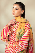 Cross Stitch | Daily Lawn 24 | GOLDEN ROSADO-3 PIECE LAWN SUIT - by - Libasekhas UK - Registered Vendor of : Cross Stitch - 100% Original Designer Dresss