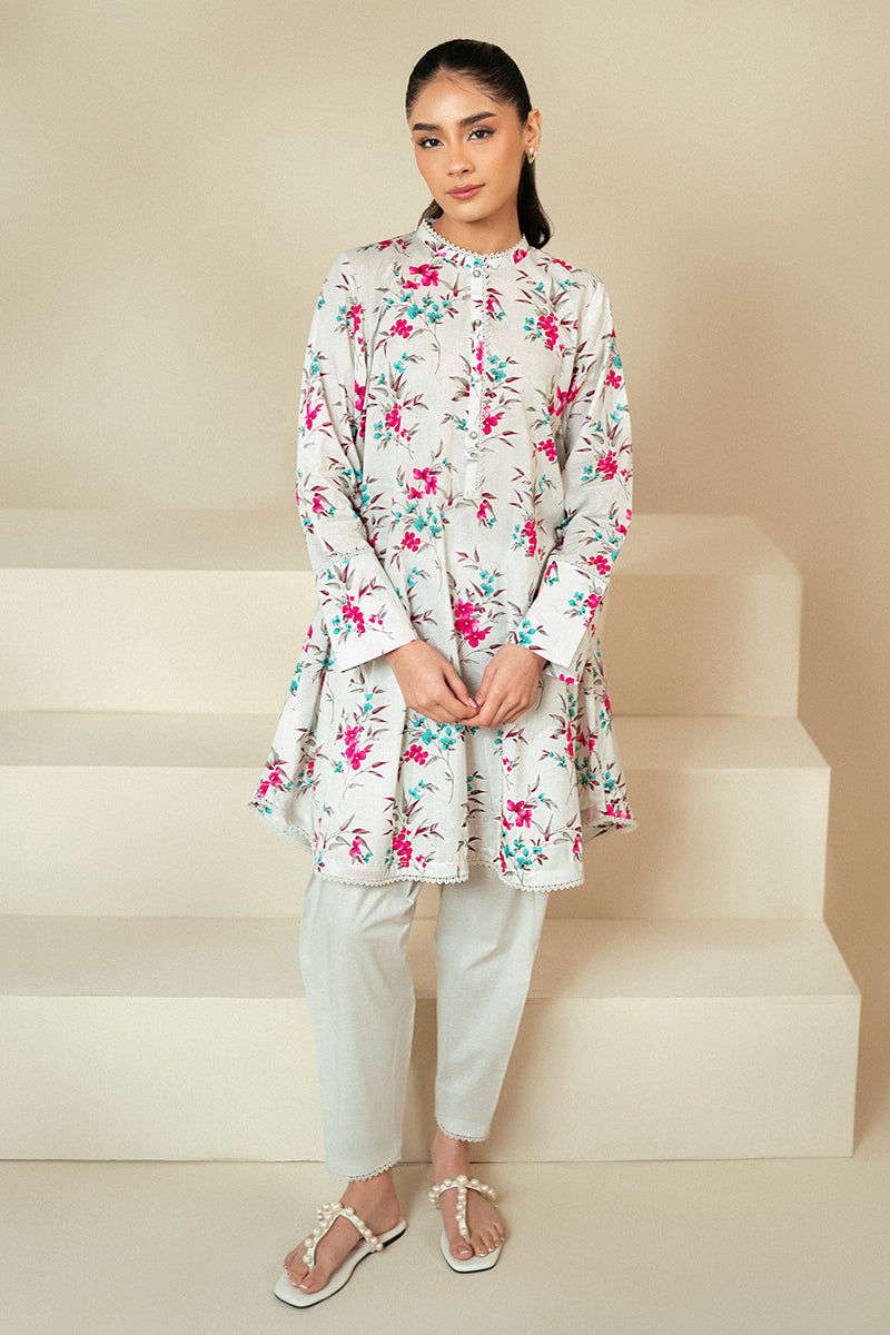 Cross Stitch | Daily Lawn 24 | FOGGY DEW-2 PIECE LAWN SUIT - by - Libasekhas UK - Registered Vendor of : Cross Stitch - 100% Original Designer Dresss