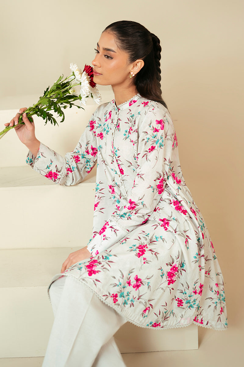 Cross Stitch | Daily Lawn 24 | FOGGY DEW-2 PIECE LAWN SUIT - by - Libasekhas UK - Registered Vendor of : Cross Stitch - 100% Original Designer Dresss