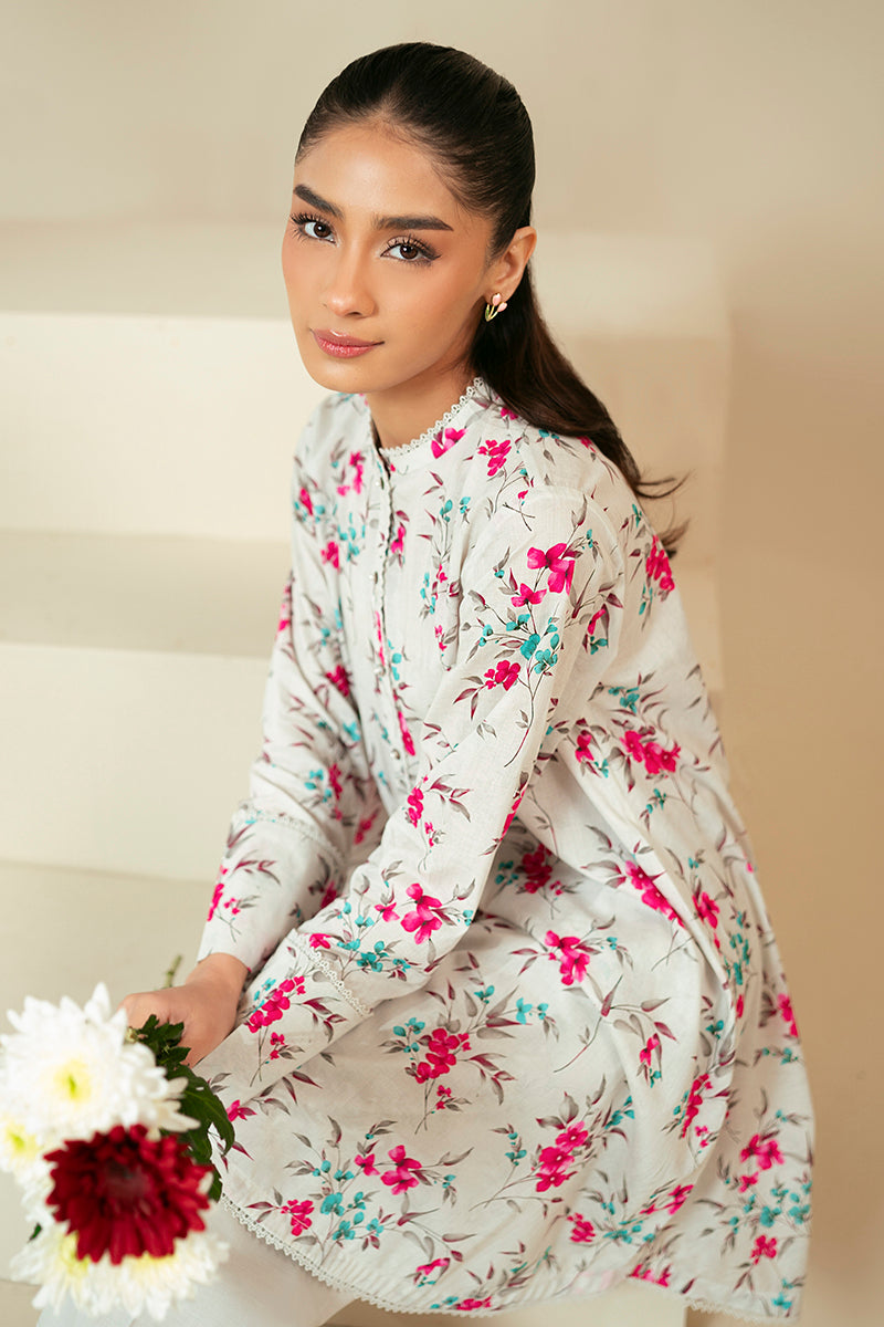Cross Stitch | Daily Lawn 24 | FOGGY DEW-2 PIECE LAWN SUIT - by - Libasekhas UK - Registered Vendor of : Cross Stitch - 100% Original Designer Dresss