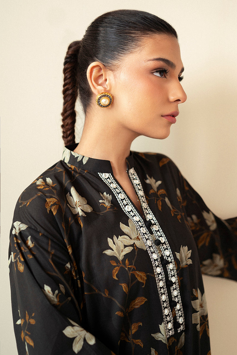 Cross Stitch | Daily Lawn 24 | RAVEN SERENITY-2 PIECE LAWN SUIT - by - Libasekhas UK - Registered Vendor of : Cross Stitch - 100% Original Designer Dresss
