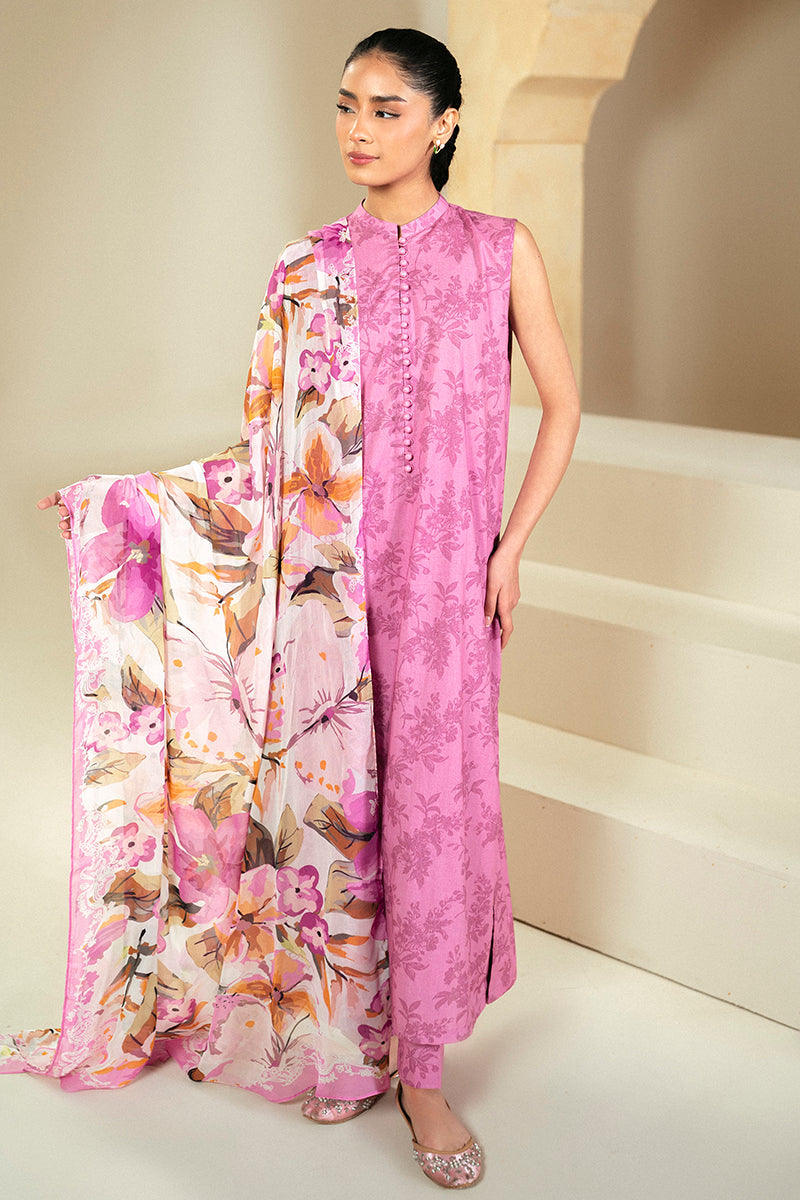 Cross Stitch | Daily Lawn 24 | CURIO GLOW-3 PIECE LAWN SUIT - by - Libasekhas UK - Registered Vendor of : Cross Stitch - 100% Original Designer Dresss