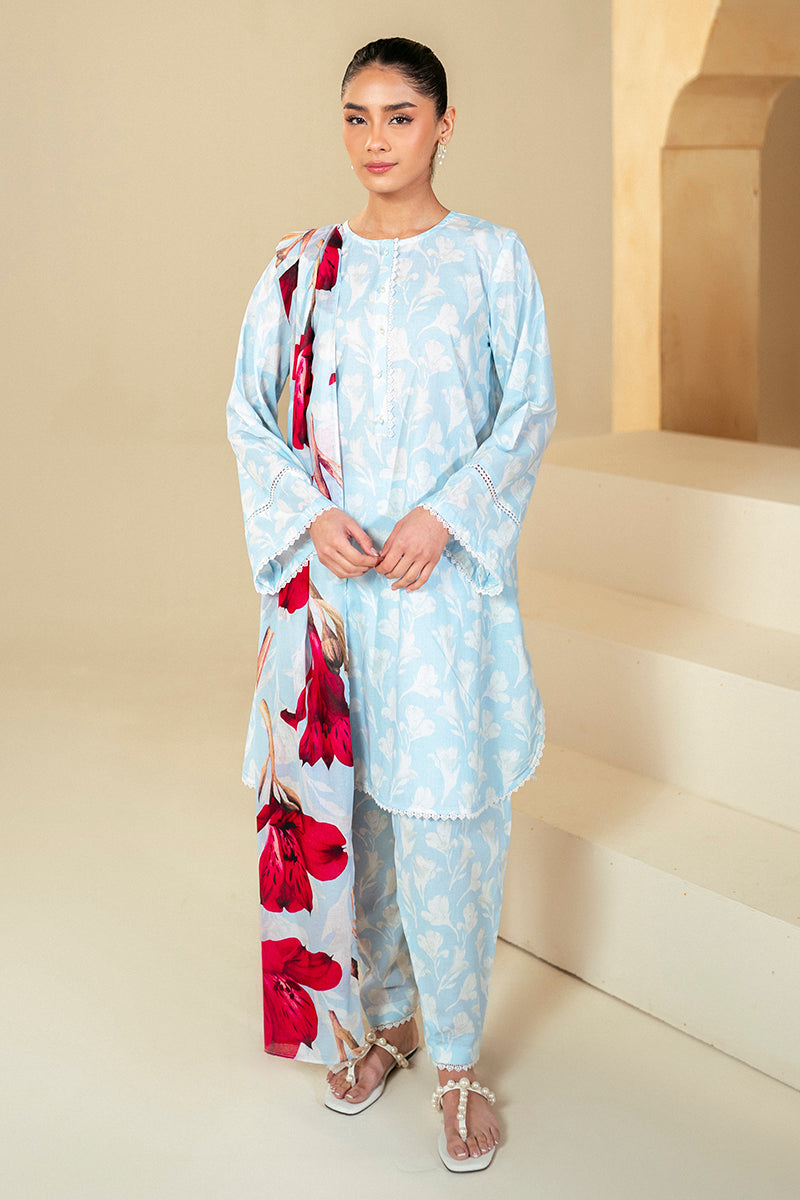 Cross Stitch | Daily Lawn 24 | TULIP GLAM-3 PIECE LAWN SUIT - by - Libasekhas UK - Registered Vendor of : Cross Stitch - 100% Original Designer Dresss