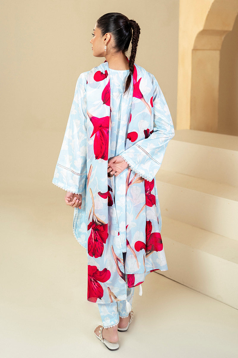 Cross Stitch | Daily Lawn 24 | TULIP GLAM-3 PIECE LAWN SUIT - by - Libasekhas UK - Registered Vendor of : Cross Stitch - 100% Original Designer Dresss