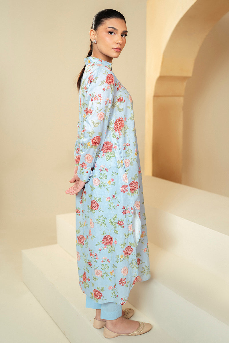 Cross Stitch | Daily Lawn 24 | CHAMBRAY DREAM-2 PIECE LAWN SUIT - by - Libasekhas UK - Registered Vendor of : Cross Stitch - 100% Original Designer Dresss