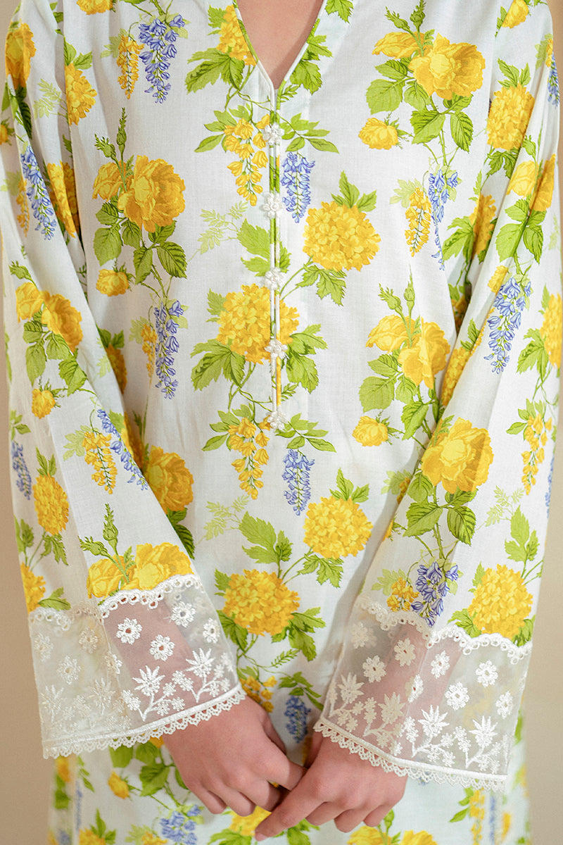 Cross Stitch | Daily Lawn 24 | SOFT HYDRANGEA-2 PIECE LAWN SUIT - by - Libasekhas UK - Registered Vendor of : Cross Stitch - 100% Original Designer Dresss