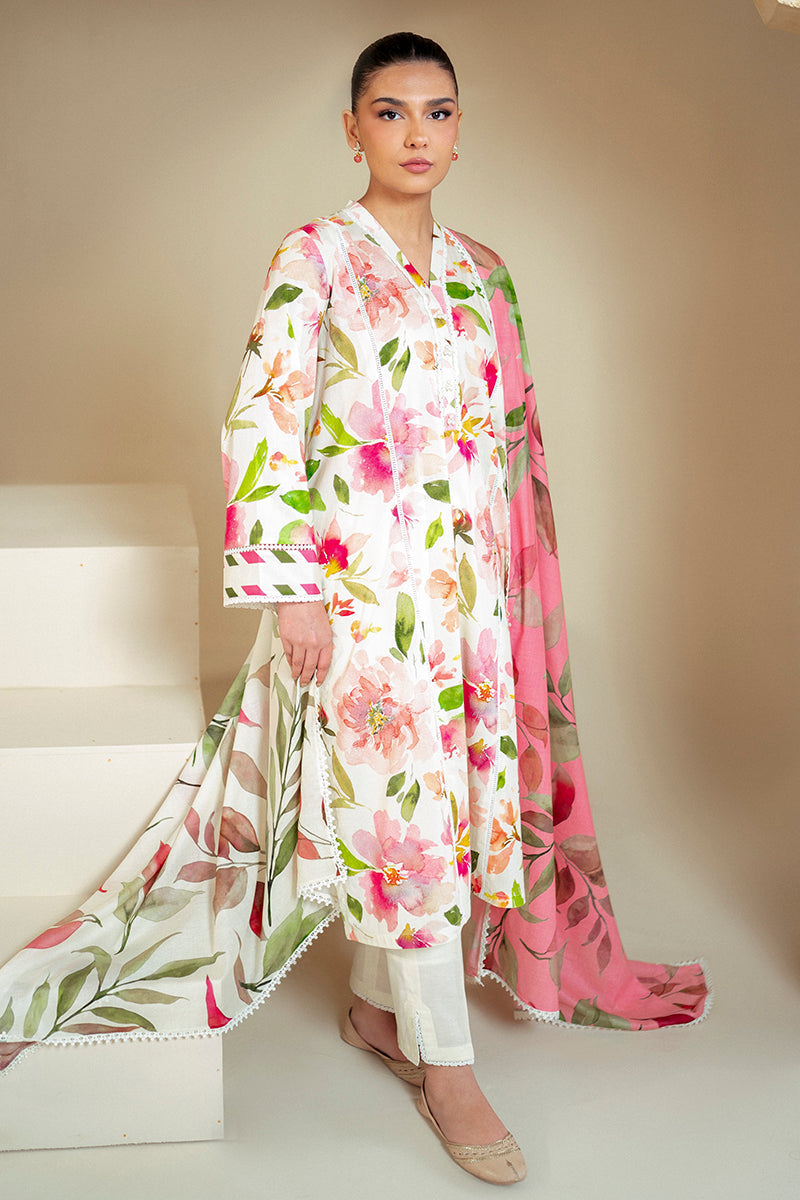 Cross Stitch | Daily Lawn 24 | HAZEL WILLOW-3 PIECE LAWN SUIT - by - Libasekhas UK - Registered Vendor of : Cross Stitch - 100% Original Designer Dresss
