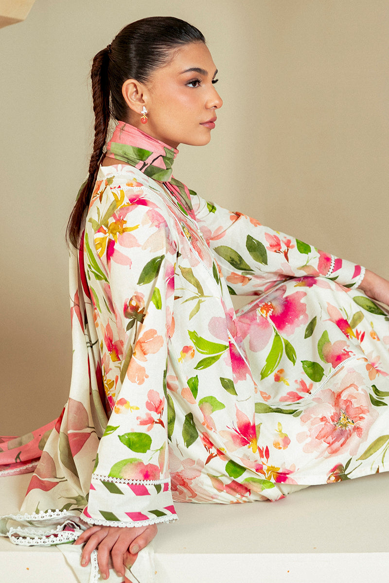 Cross Stitch | Daily Lawn 24 | HAZEL WILLOW-3 PIECE LAWN SUIT - by - Libasekhas UK - Registered Vendor of : Cross Stitch - 100% Original Designer Dresss