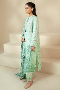 Cross Stitch | Daily Lawn 24 | MINTY MEADOW-3 PIECE LAWN SUIT - by - Libasekhas UK - Registered Vendor of : Cross Stitch - 100% Original Designer Dresss