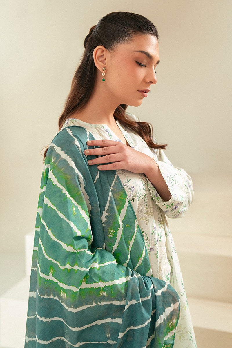 Cross Stitch | Daily Lawn 24 | LAUREL MINT-3 PIECE LAWN SUIT - by - Libasekhas UK - Registered Vendor of : Cross Stitch - 100% Original Designer Dresss